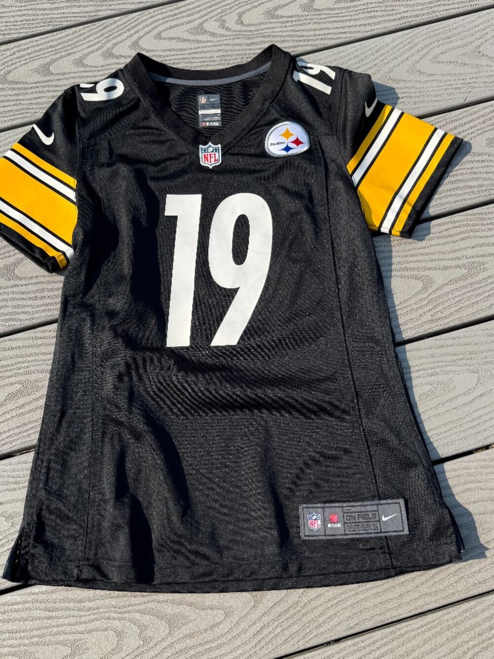 Nike On Field Pittsburgh Steelers Juju Smith-Schuster Jersey #19 Women’s Small S